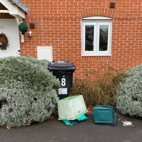 Bins living in the shrubbery…