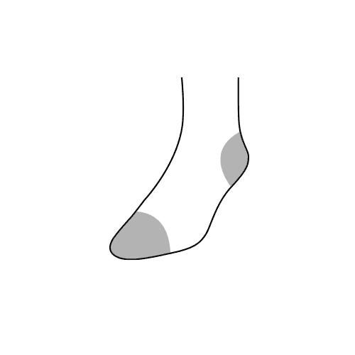 Reinforced Toe and Heel