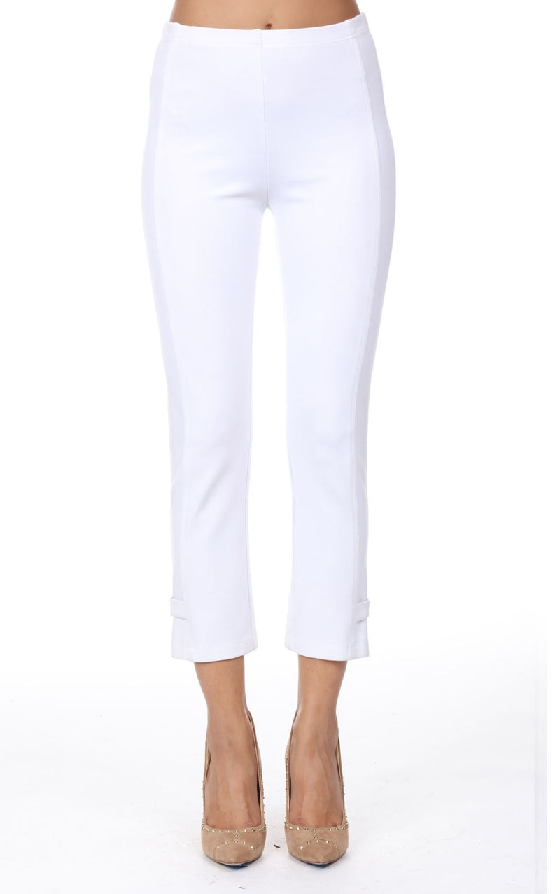 Tab Side Slit Knit Capri – Lynn Ritchie