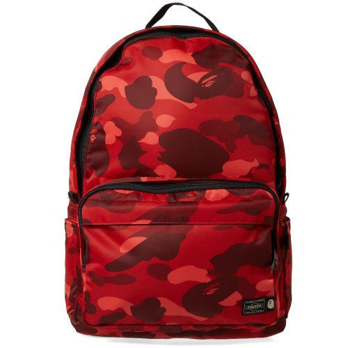 Bape Red Camo Backpack | Sante Blog