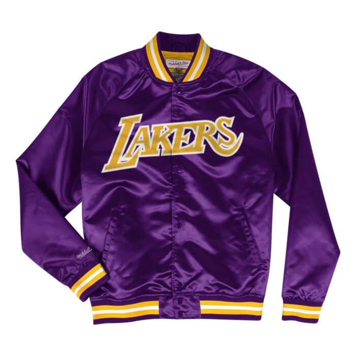 lakers mitchell and ness jacket