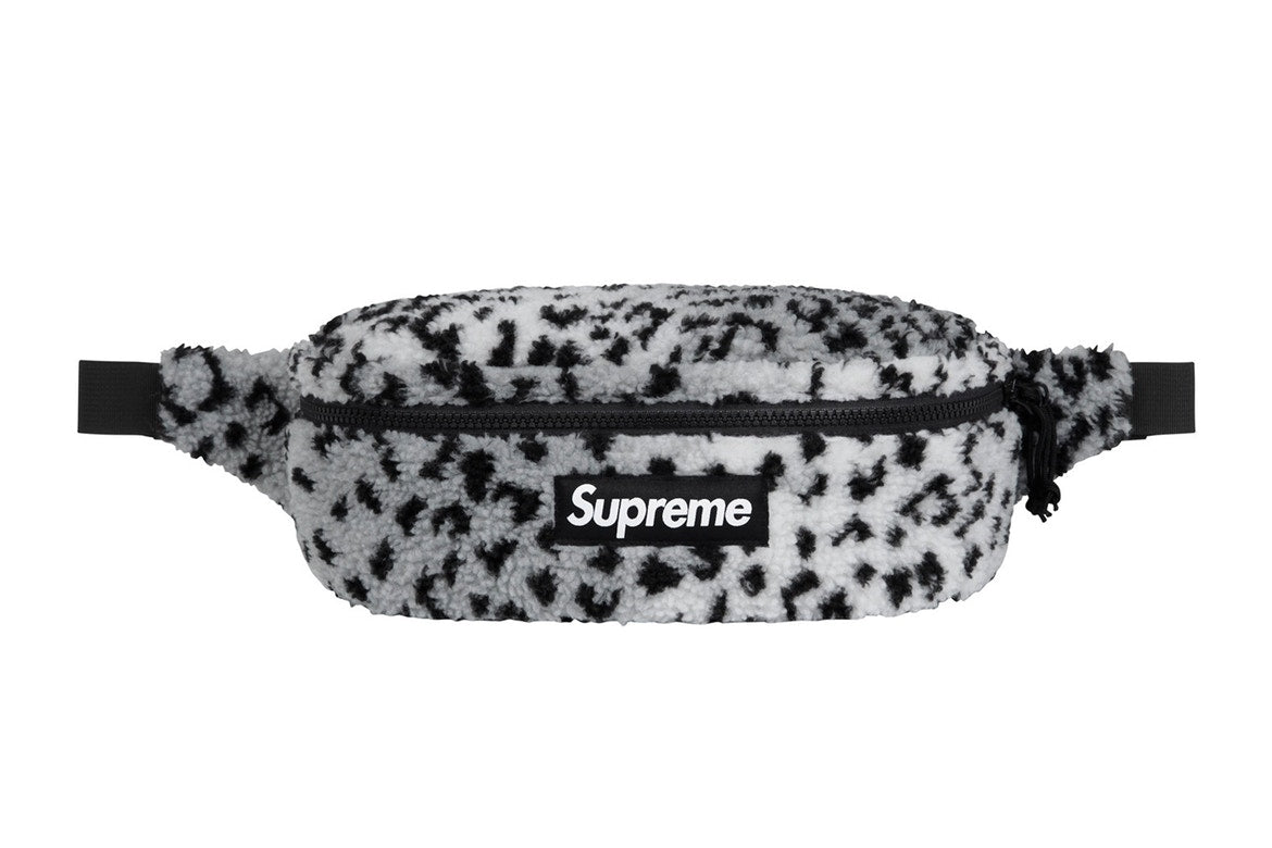 supreme leopard fanny pack