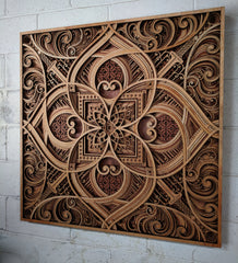 3Dprintshed - 3D printed wall art - Gabriel Schama Wood Art - 3D print shed