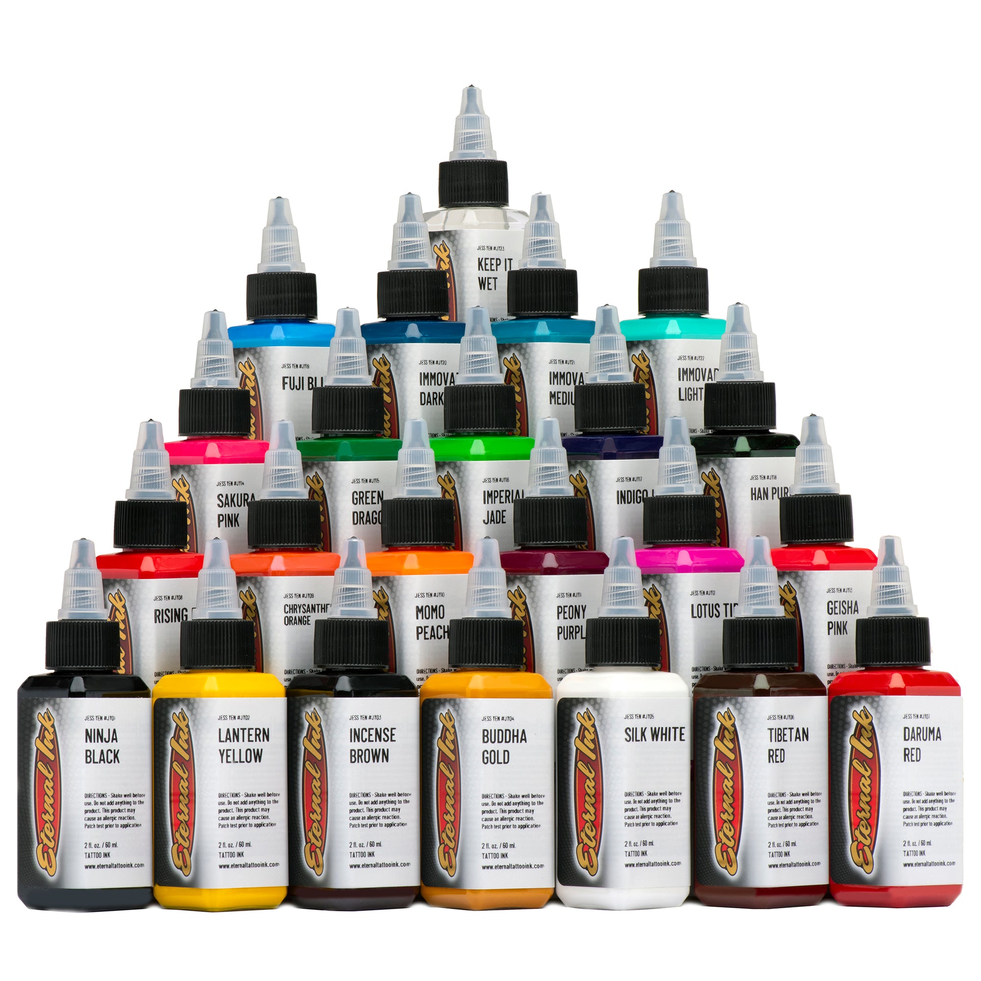 Eternal Tattoo Ink Primary 7 Color Set