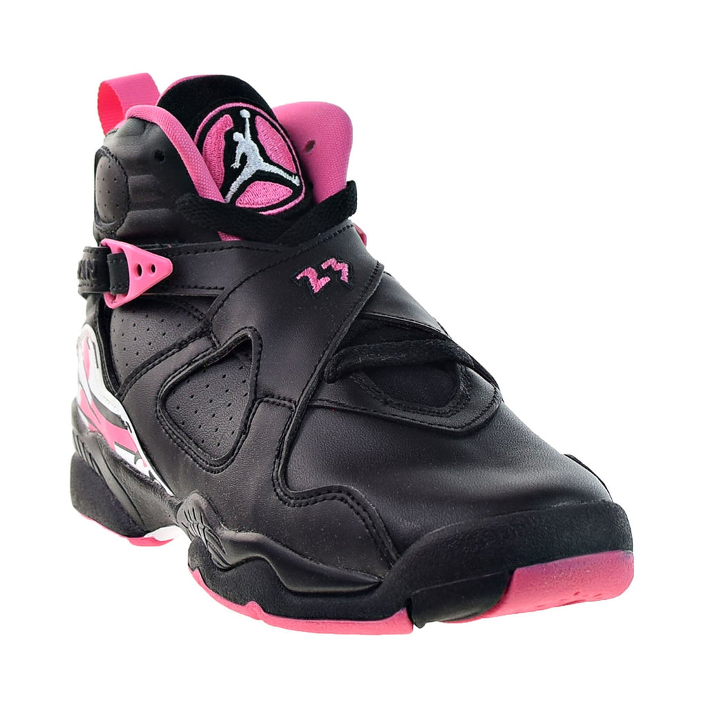 black and pink jordans 8