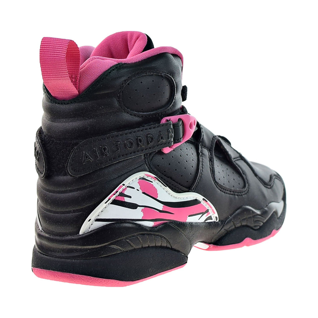 black and pink jordan 8s