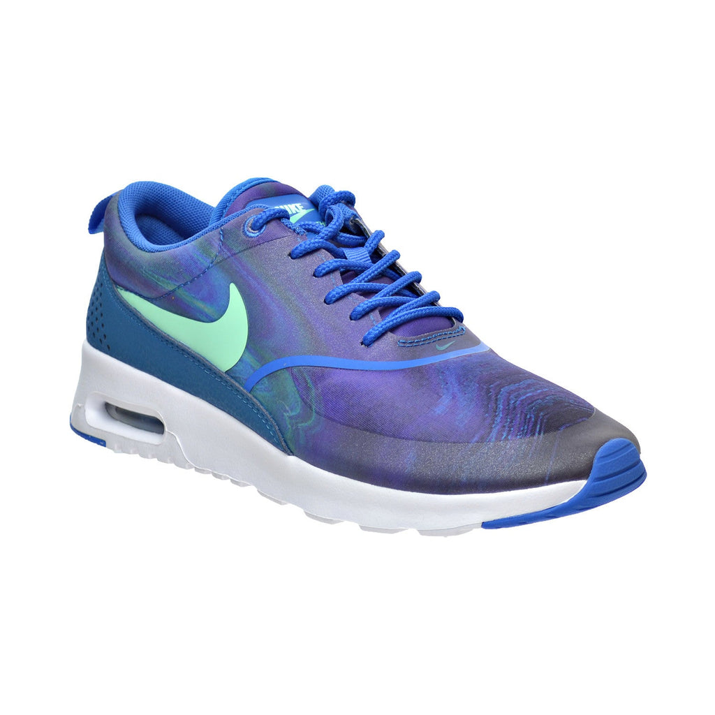 Nike Air Max Thea Print Shoes Blue Spark/Green – Sports Plaza NY