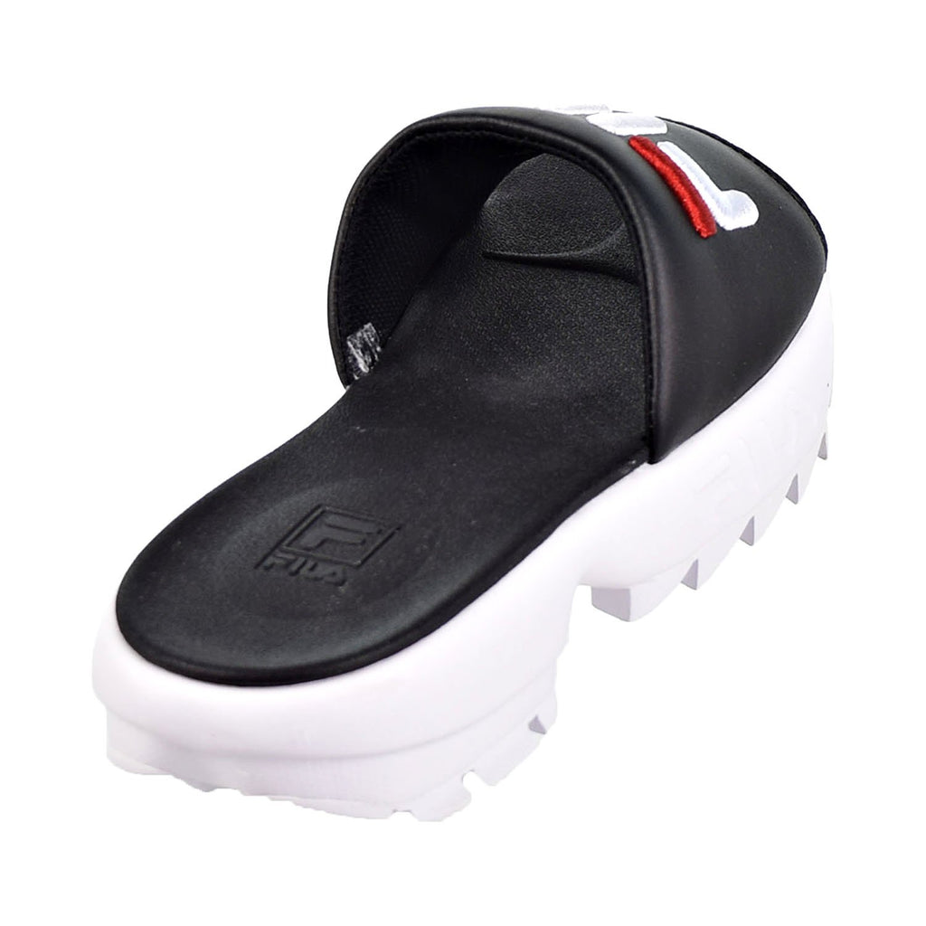 black fila slides