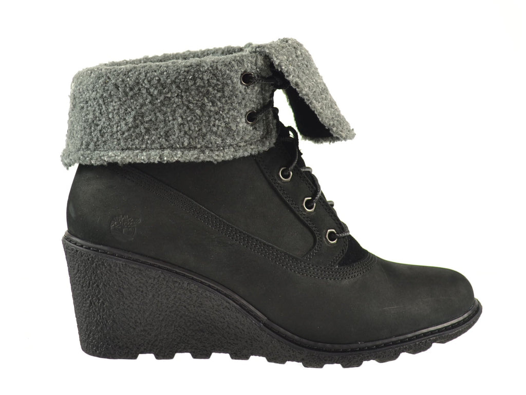 Cereal también divorcio Timberland Earthkeepers Amston Roll Top Women's Boots Black – Sports Plaza  NY