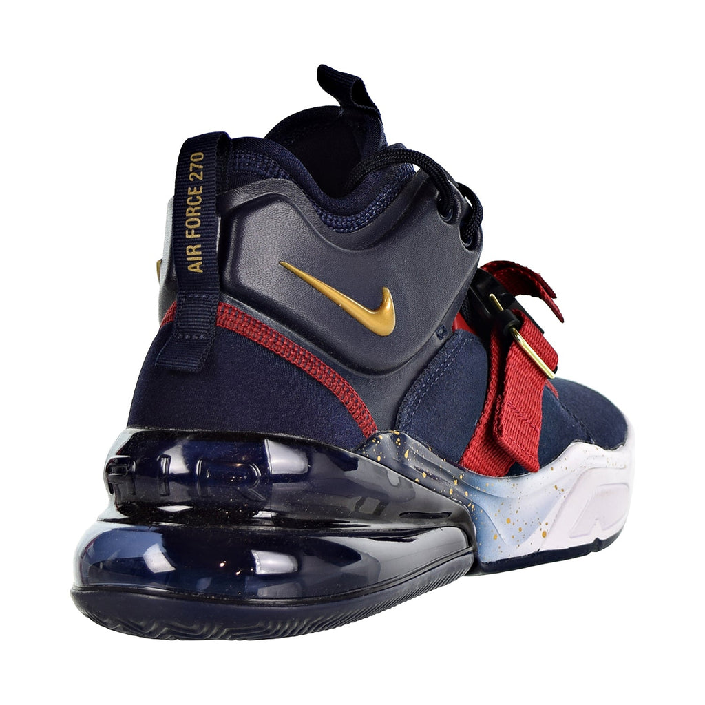 Nike Air Force Big Kids Shoes Obsidian/Metallic Gold/Gym Red – Sports Plaza NY