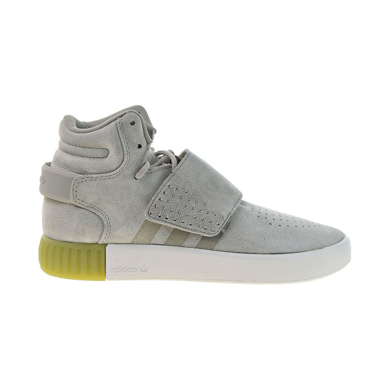 Adidas Tubular Invader Strap J Big Kids' Shoes Sesame-Vintage White Sports Plaza NY