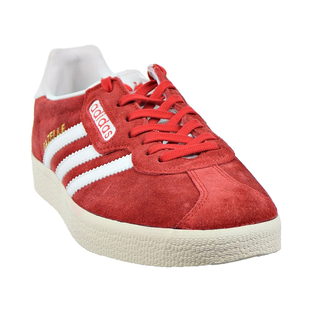 Gemidos Nombrar Al por menor Adidas Gazelle Super Mens Shoes Red/Vintage White/Gold Metallic – Sports  Plaza NY
