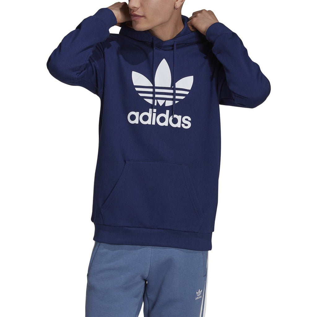 Adidas Adicolor Classics Men's Trefoil Hoodie Blue – Sports Plaza NY