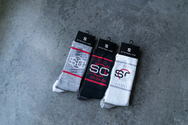 3 Packs of Socks  with Logo