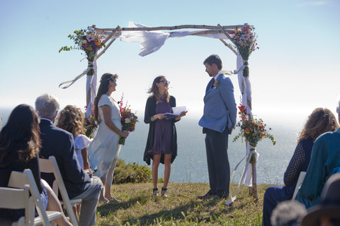 A June Wedding At The Muir Beach Overlook Mill Valley Flowers