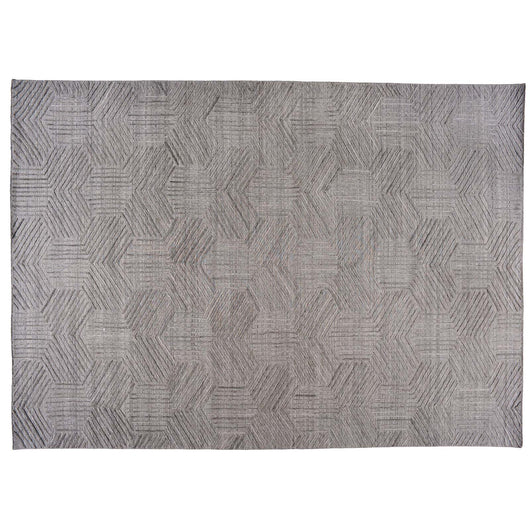 Gray Geometric Design Rug – Aga John Oriental Rugs