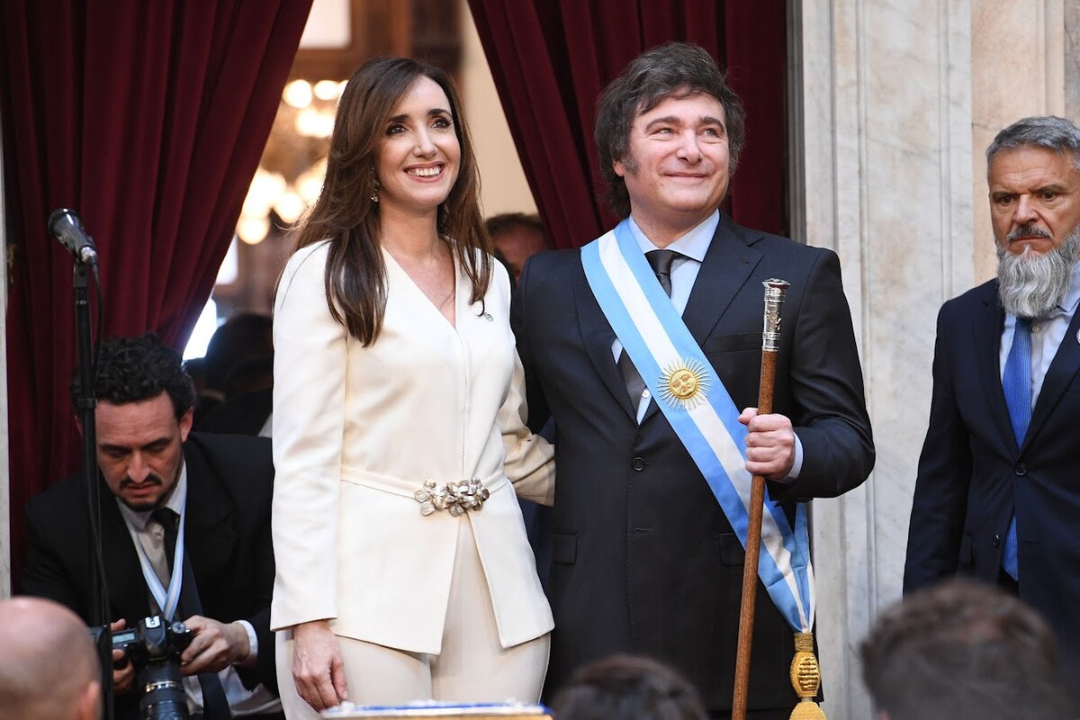 Javier Milei and wife in Argentina