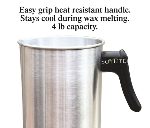Wax Melter for Candle Making - Holds Approximately 7 Qts Or 14 Lbs of  Melted Wax - Easy Pour Valve - by SOYLITE CANDLES - Yahoo Shopping