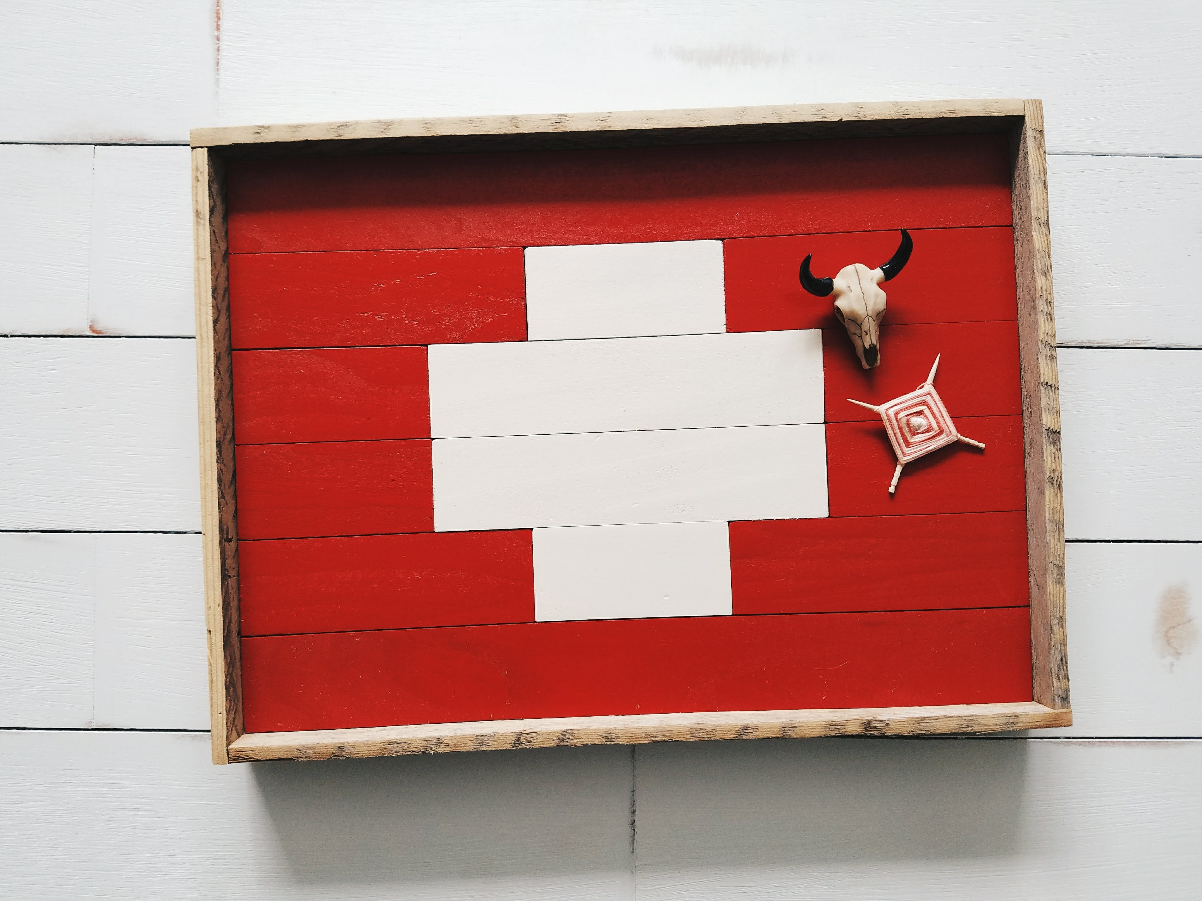 Serving Tray - Reverse Swiss Cross