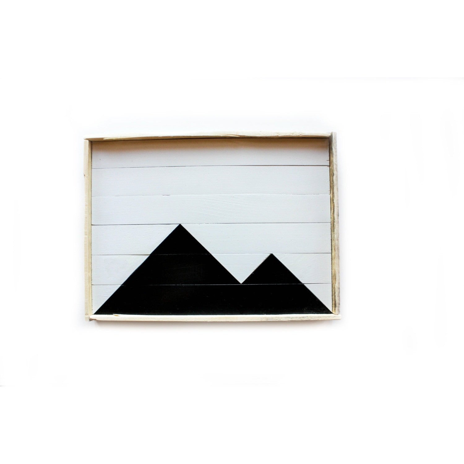 Serving Tray - White and Black Mountains (Wholesale)