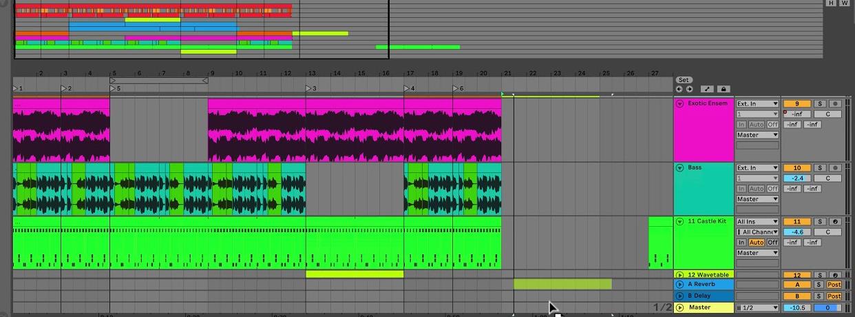 arrangement view ableton