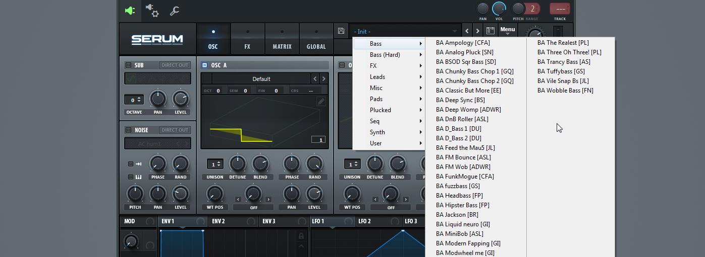 how many presets does serum have