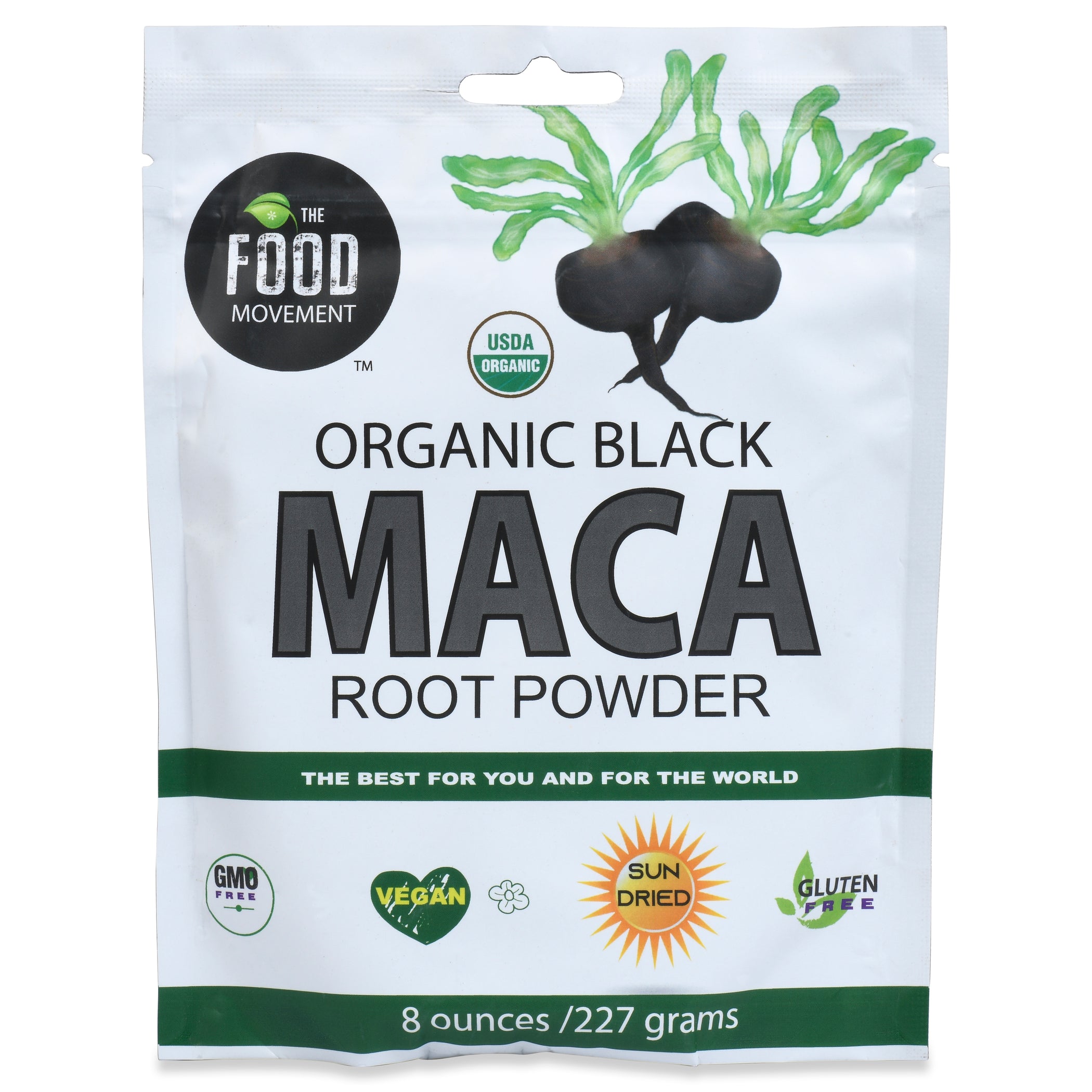 The Food Movement Black Maca Root Powder Organic Peruvian Super Foo — Highland Health Foods