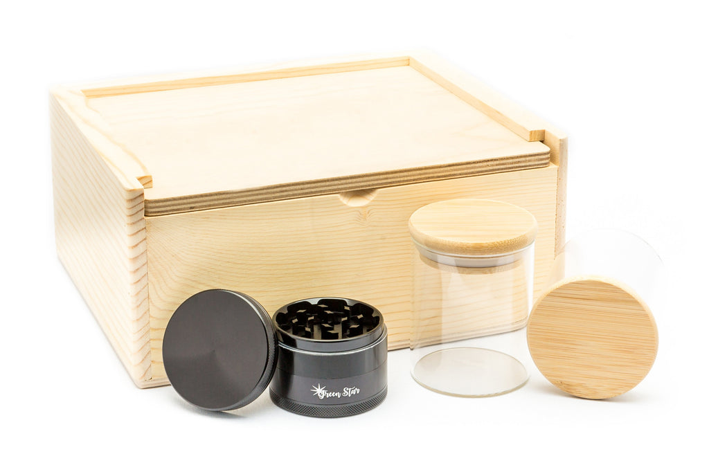 🌈 Stash Box with Rolling Tray Set - 11''x7''x3.5'' - GalsCandy