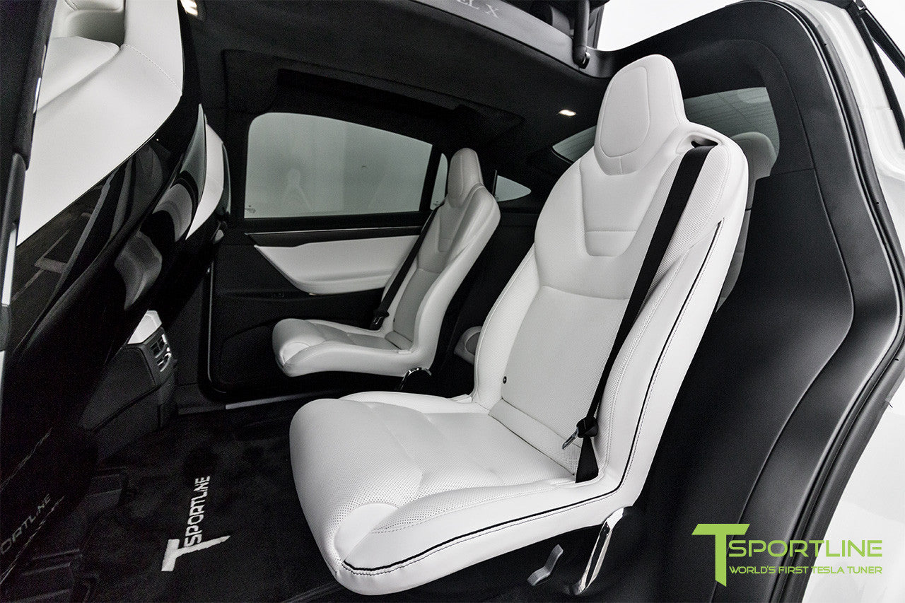 Pearl White Tesla Model X White Interior Tsportlinecom