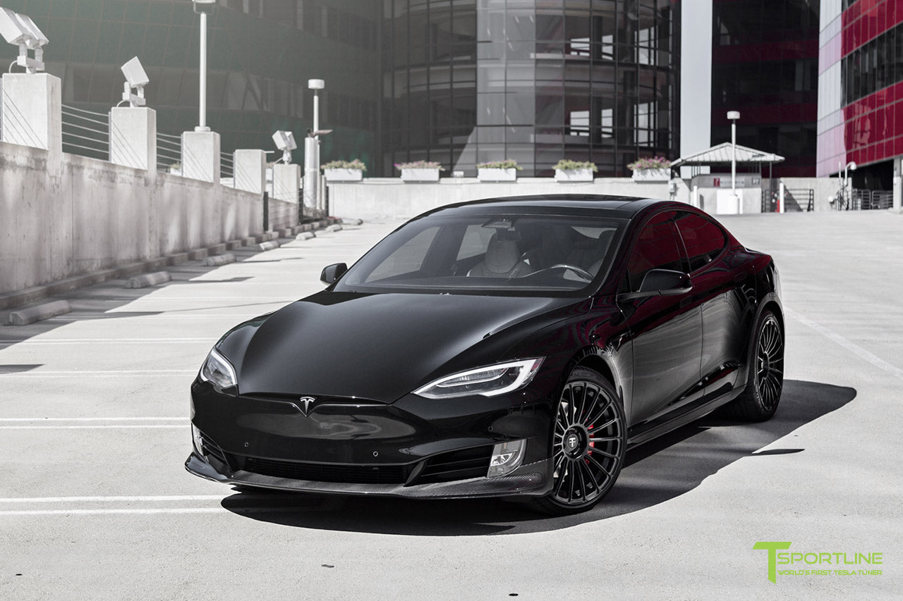 Model S 2 0 With Ts118 ged Color Matte Black Onyx Black T Sportline Tesla Model S 3 X Y Accessories