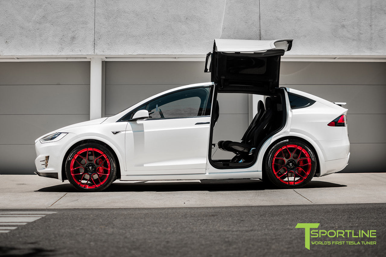 Pearl White Tesla Model X Black Interior Tsportlinecom