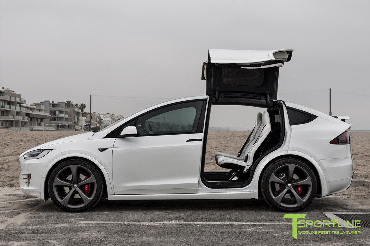 Pearl White Tesla Model X White Interior Tsportline Com