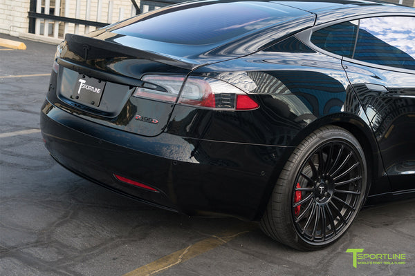 Tesla Model S Carbon Fiber Trunk Wing Spoiler Tsportline