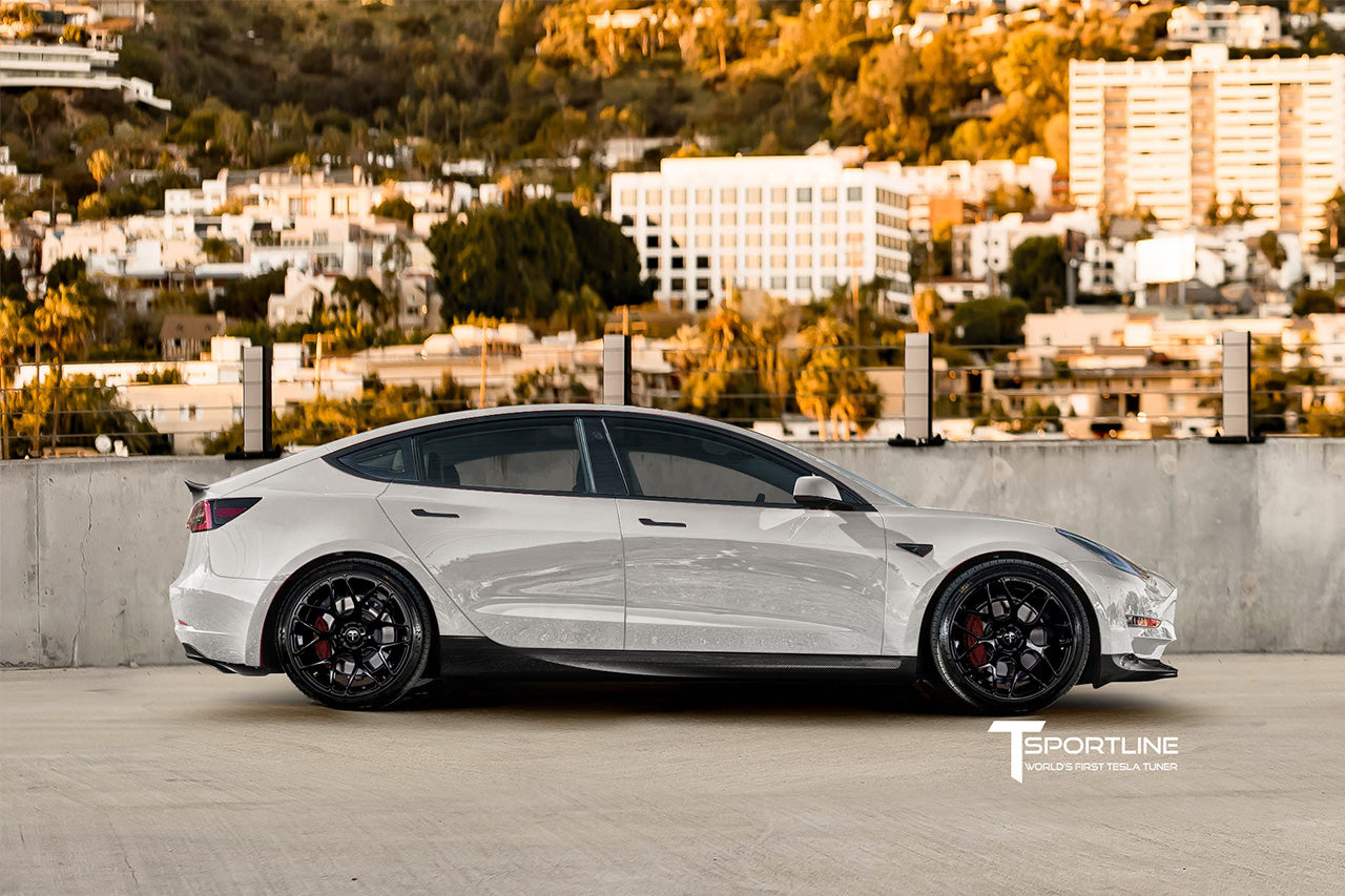 Model 3 With 20 Forged Wheels Tsportlinecom Tesla