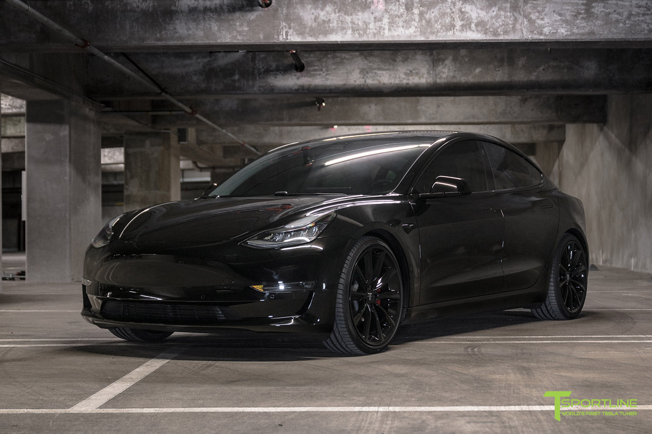 Murdered Out Black Tesla Model 3 Tsportlinecom Tesla