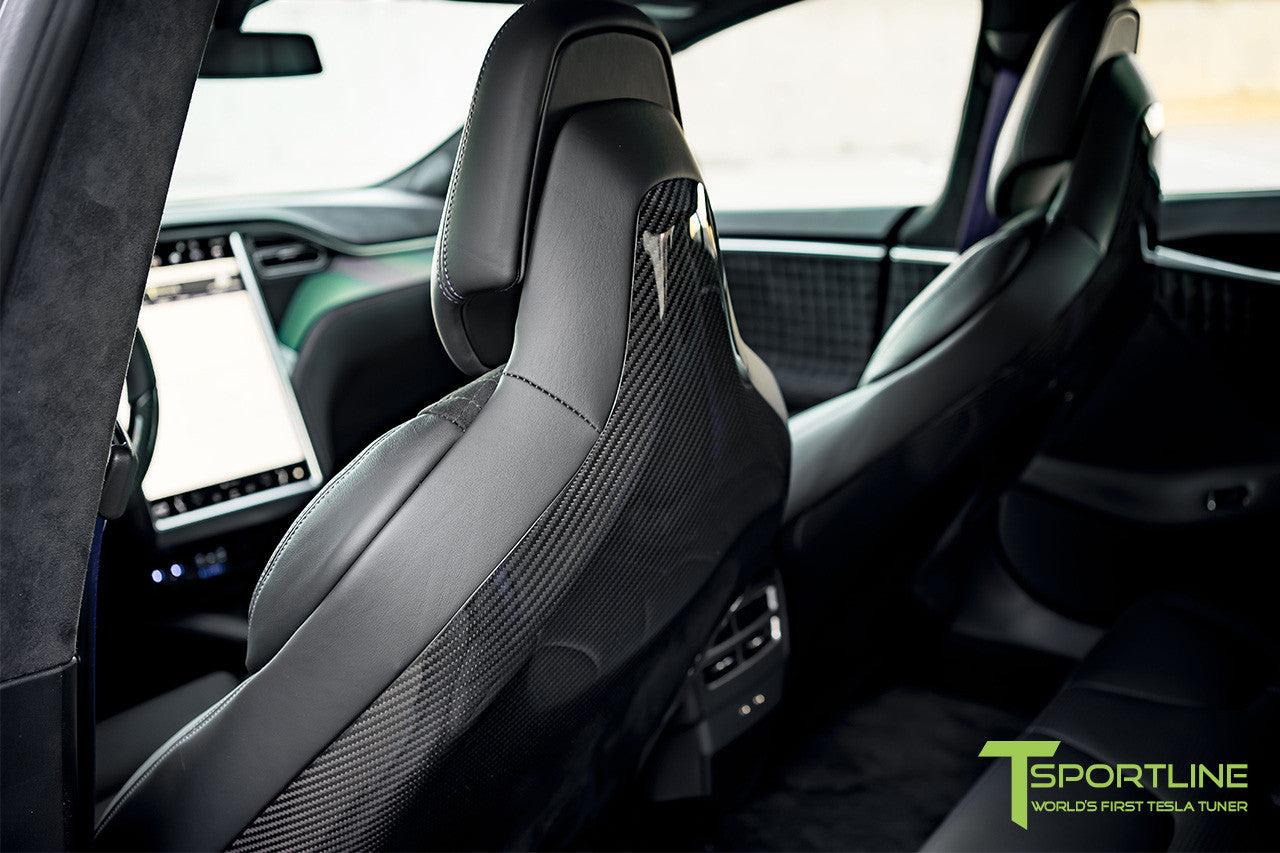 Black Tesla Model S 20 Custom Ferrari Black Interior