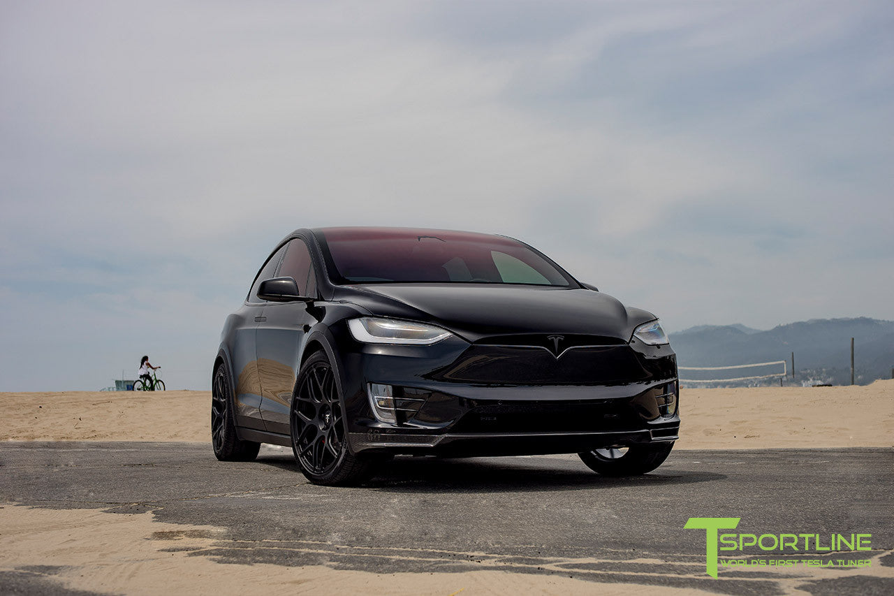 Tesla Model X P100D Blacked Out : Tesla Adds Black Arachnid Wheel And Ventilated Seats To P100d Trim Levels - The view out is truly.