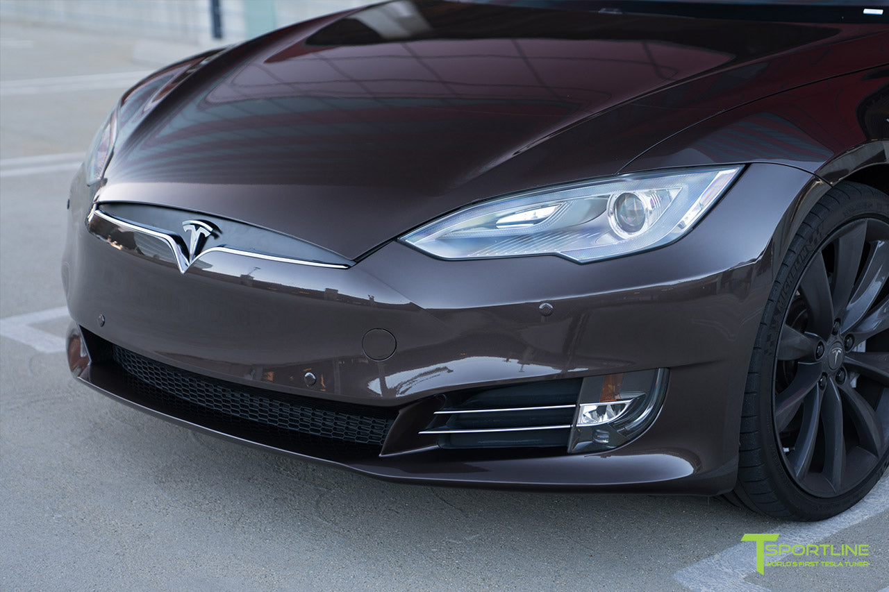 Model S Front Bumper Refresh Tagged Color Brown