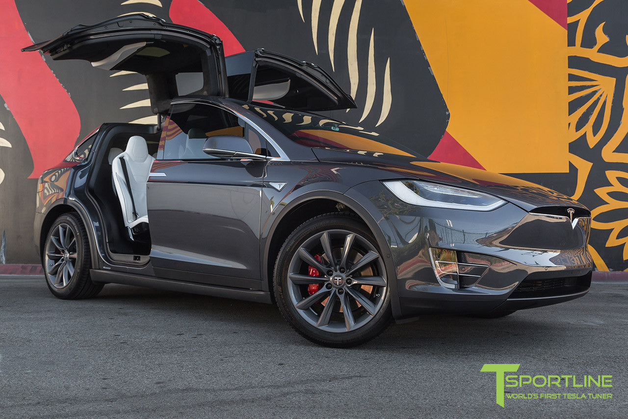 Model X With 20 Tst Tagged Color Metallic Gray