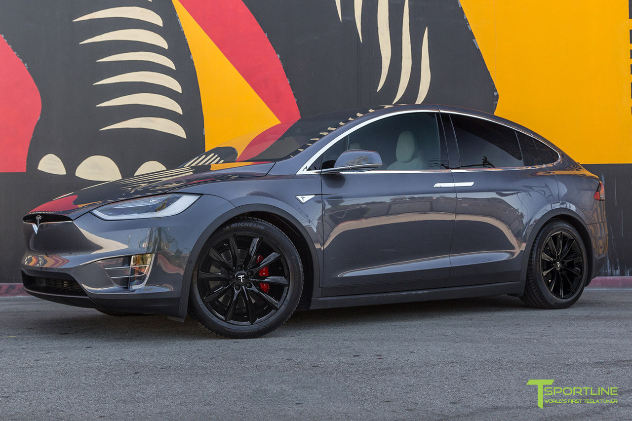 Get Tesla Model X Onyx Black Wheels Pictures