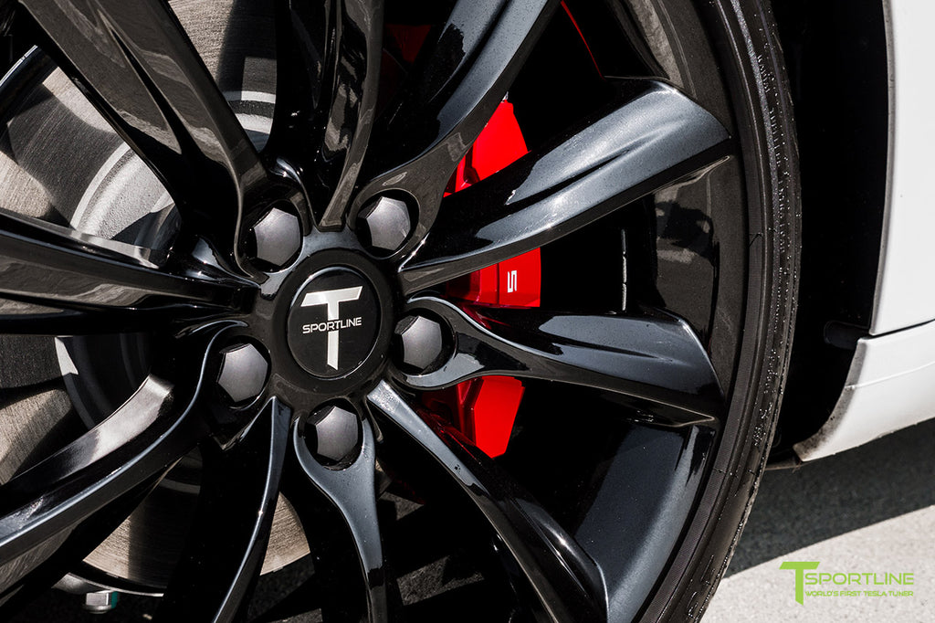 Tesla Model 3 Brake Caliper Color Change - Custom Services by T Sportl