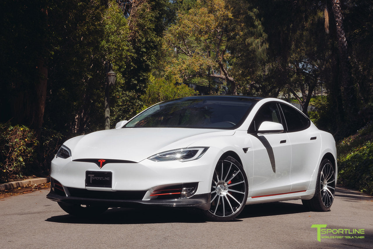 Get Tesla Model S 2020 Pearl White Background