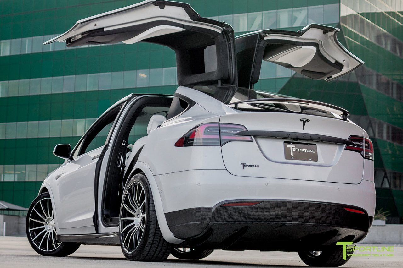 Model X Carbon Fiber Rear Diffuser Tsportlinecom Tesla