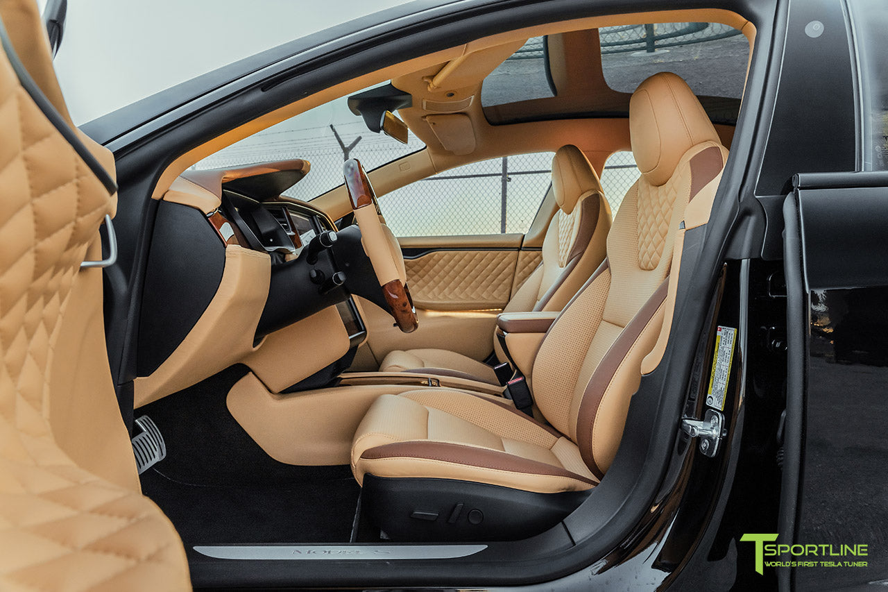 Ferrari Saddle Model S Interior with Gloss Burl Wood Trim ...