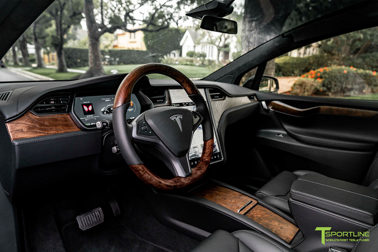 Satin Black Tesla Model X Black Interior Tsportlinecom