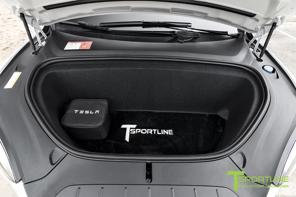 Tesla Model X Custom Leather Interior Reupholstery by T Sportline