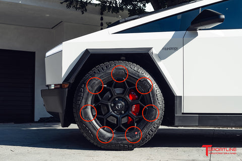 CT7 seven spokes aligned with Goodyear tires