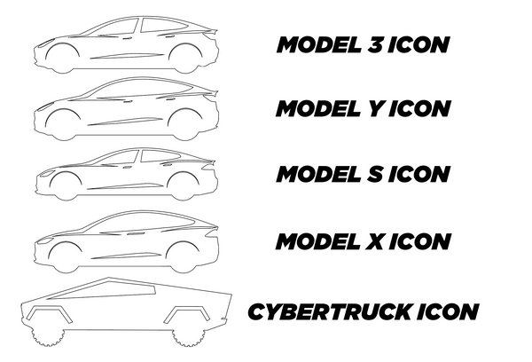 Tesla Key Card Icons