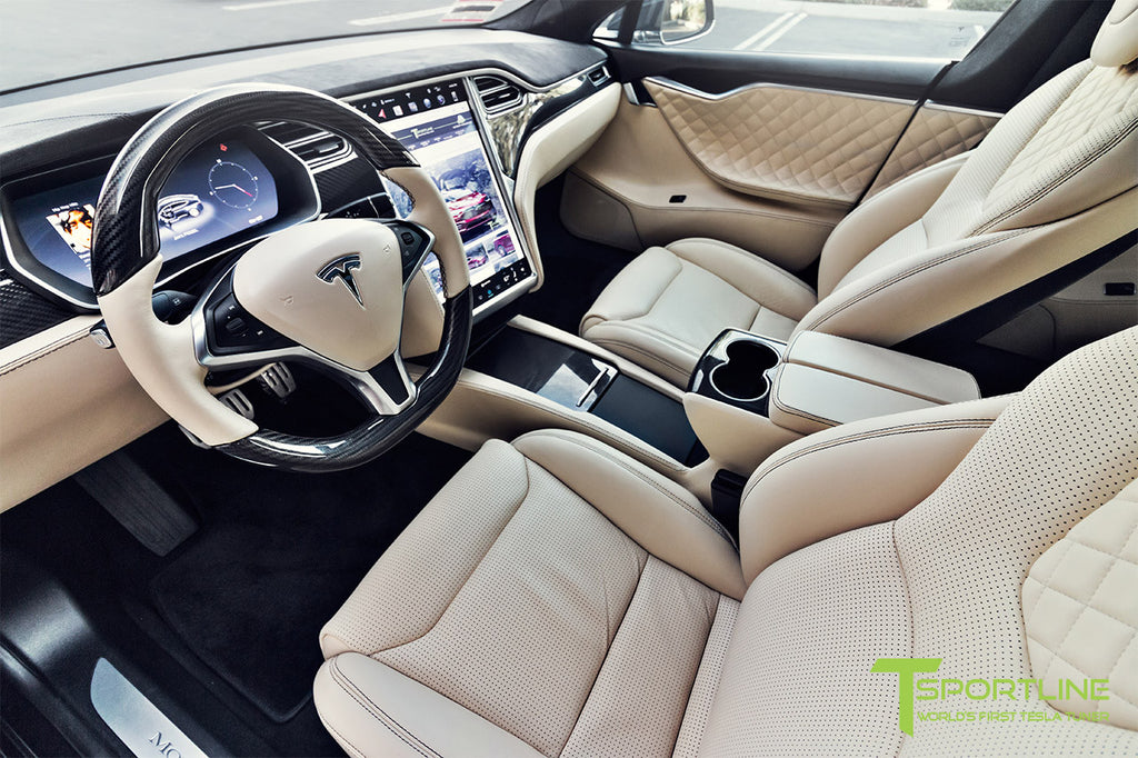 T Sportline S Luxurious Tesla Leather Interior Bespoke