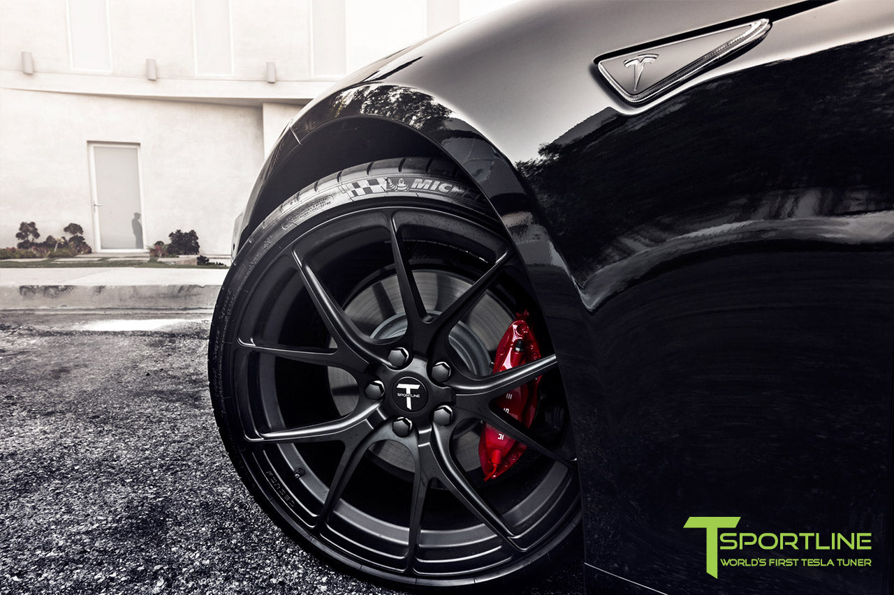 tesla model s 21" forged wheels